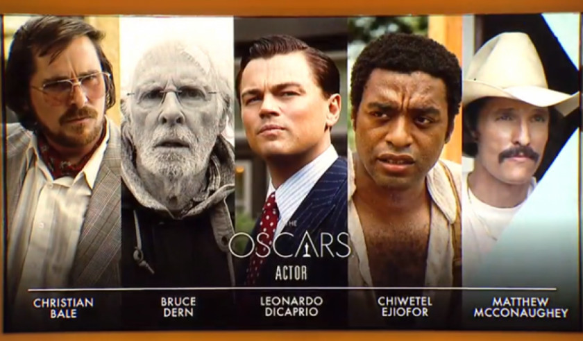 Leonardo Dicaprio DiCaprio 86th Academy Awards Gravity American Hustle The Wolf Of Wall Street PNG