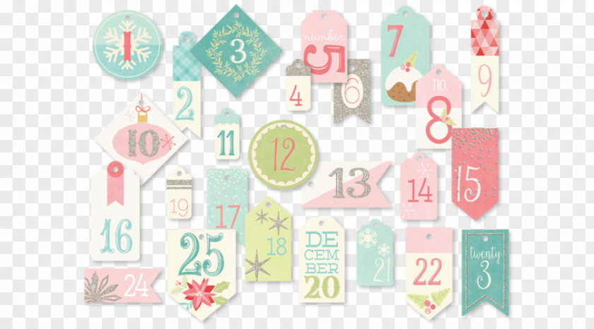 Sugar Plum Advent Calendars Christmas Day Paper PNG