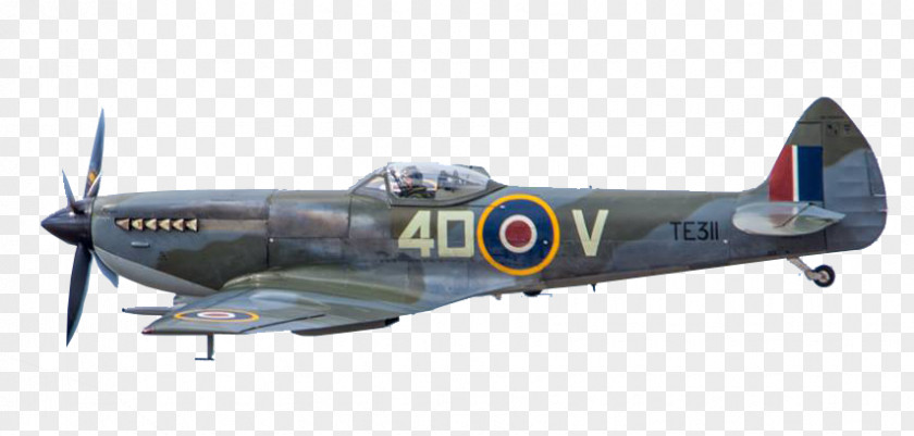 Plane Engine Supermarine Spitfire Airplane Military Aircraft Fighter PNG