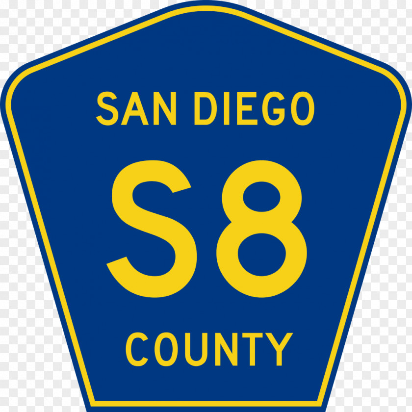 San Diego U.S. Route 66 US County Highway Shield Road PNG