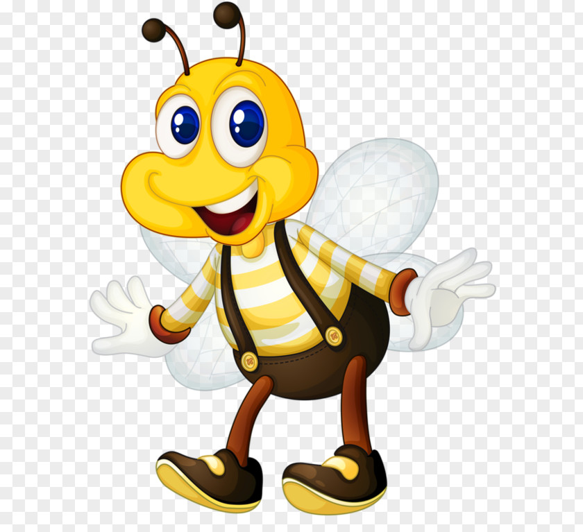 Bee Western Honey Vector Graphics Stock Illustration PNG