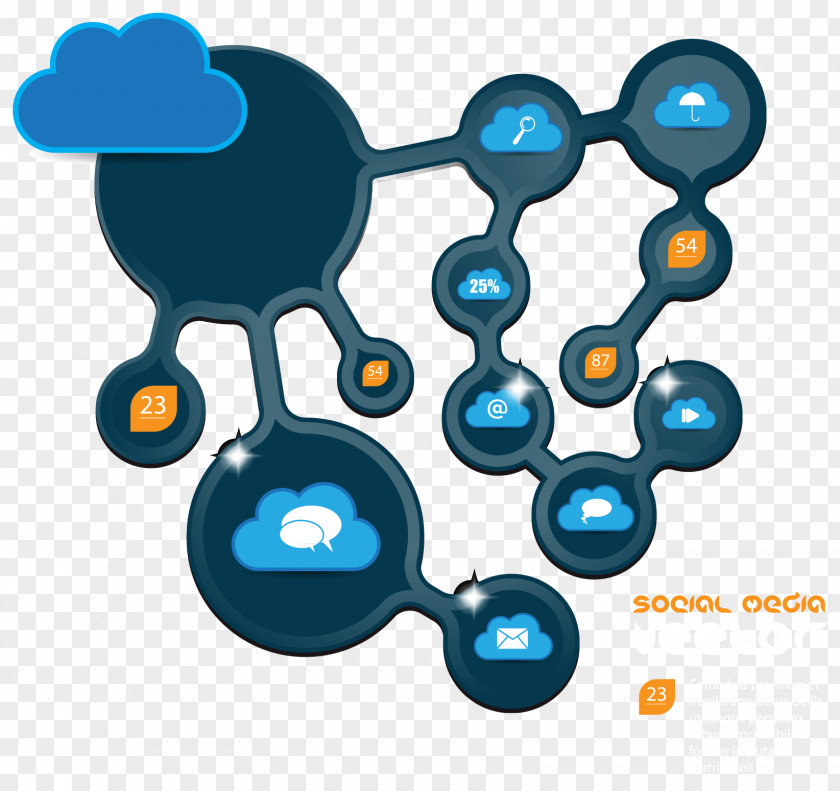 Blue Network Architecture Vector Internet Computer Clip Art PNG