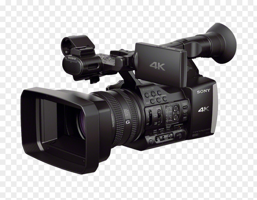Camera Sony Handycam FDR-AX1 Camcorder 4K Resolution Video Cameras PNG