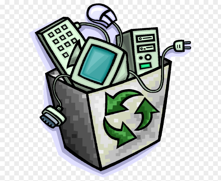 Computer Recycling Waste Electronics Clip Art PNG