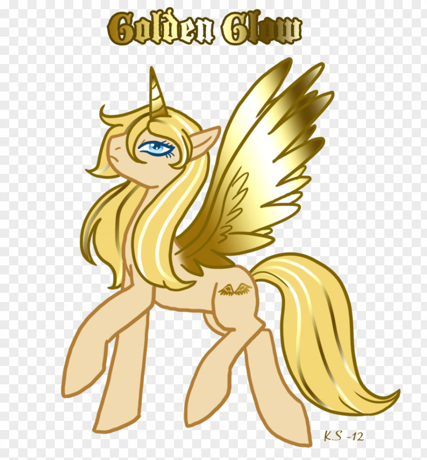 Golden Glow Pony YouTube Unicorn Horse PNG