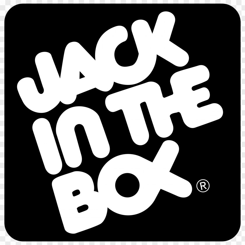 Jackintheboxblackandwhite Hamburger Fast Food Jack In The Box Logo PNG