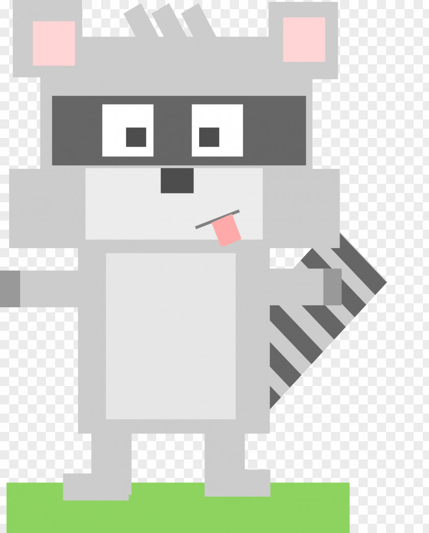 Raccoon Cartoon Line Art Clip PNG