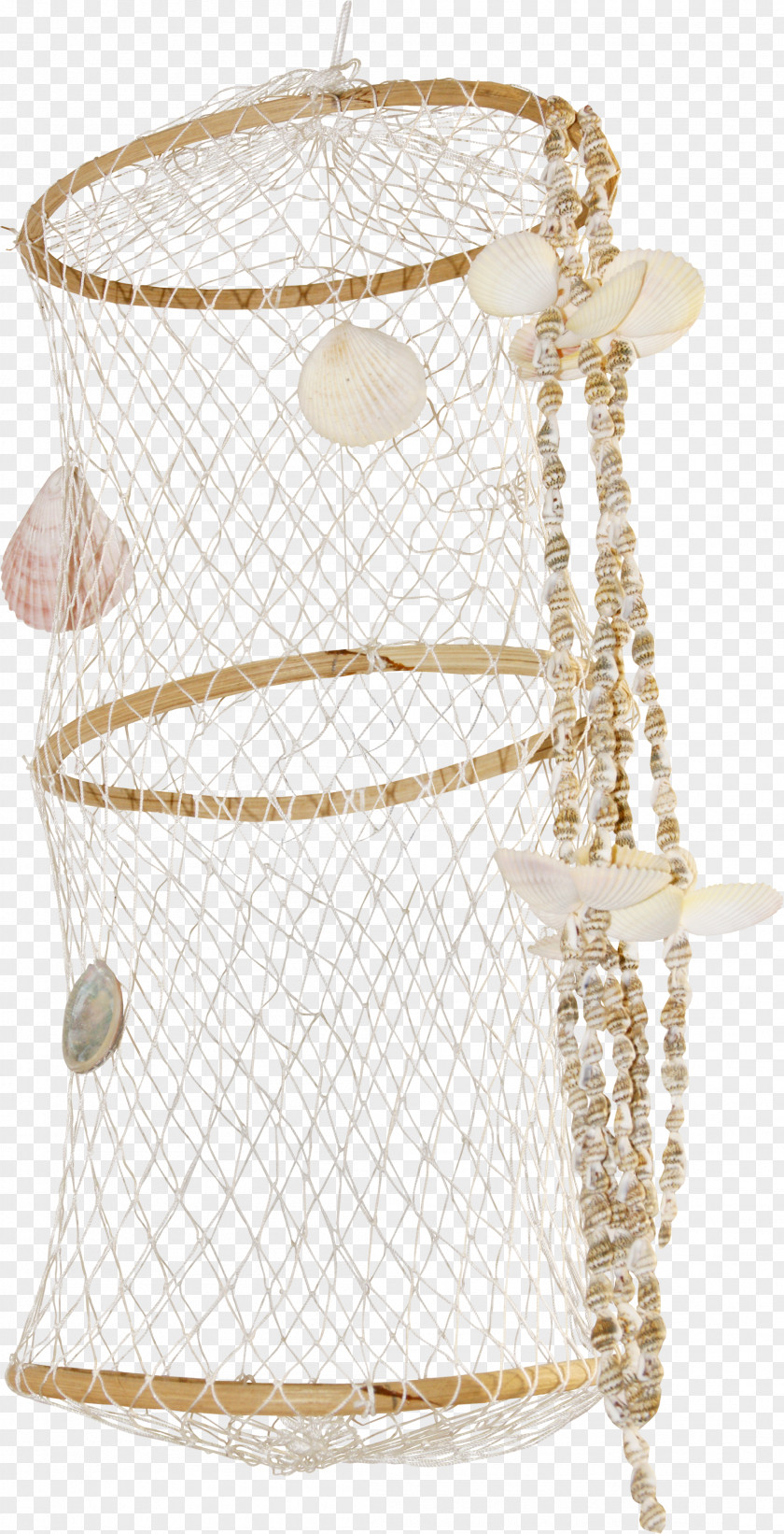 Shell Decorative Fishing Net Fisherman Clip Art PNG