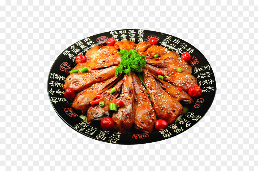 Spicy Duck Material Picture Pressed Lou Mei PNG