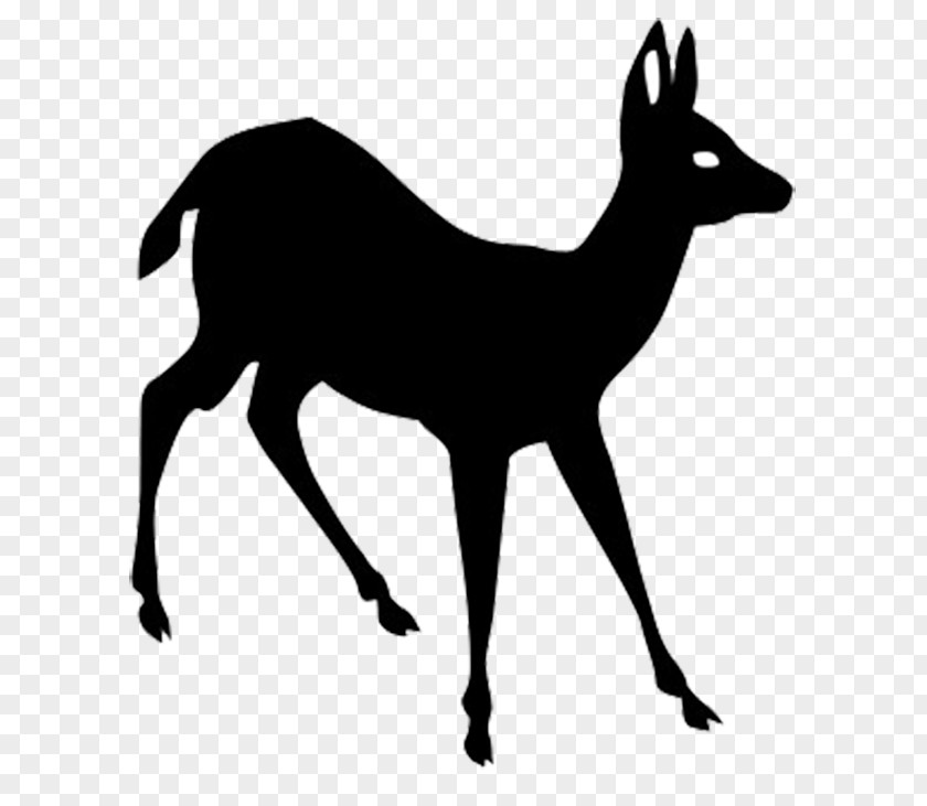 Animal Silhouette, Silhouette Clip Art White-tailed Deer Moose PNG