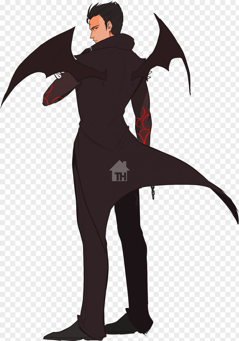 Demon Costume Mammal Silhouette Clip Art PNG