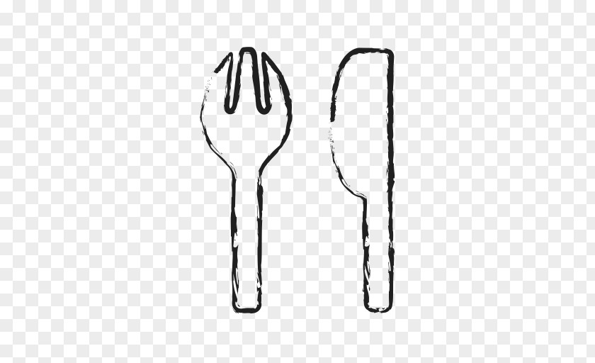 Doodles Spoon Fork Kitchen PNG