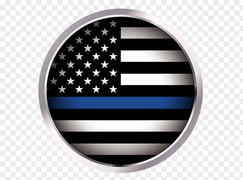 Law Enforcement Police Officer Thin Blue Line PNG