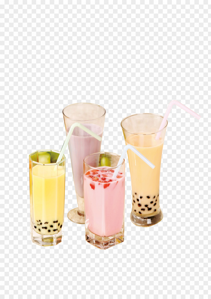 Pearl Milk Tea Milkshake Bubble Grass Jelly PNG