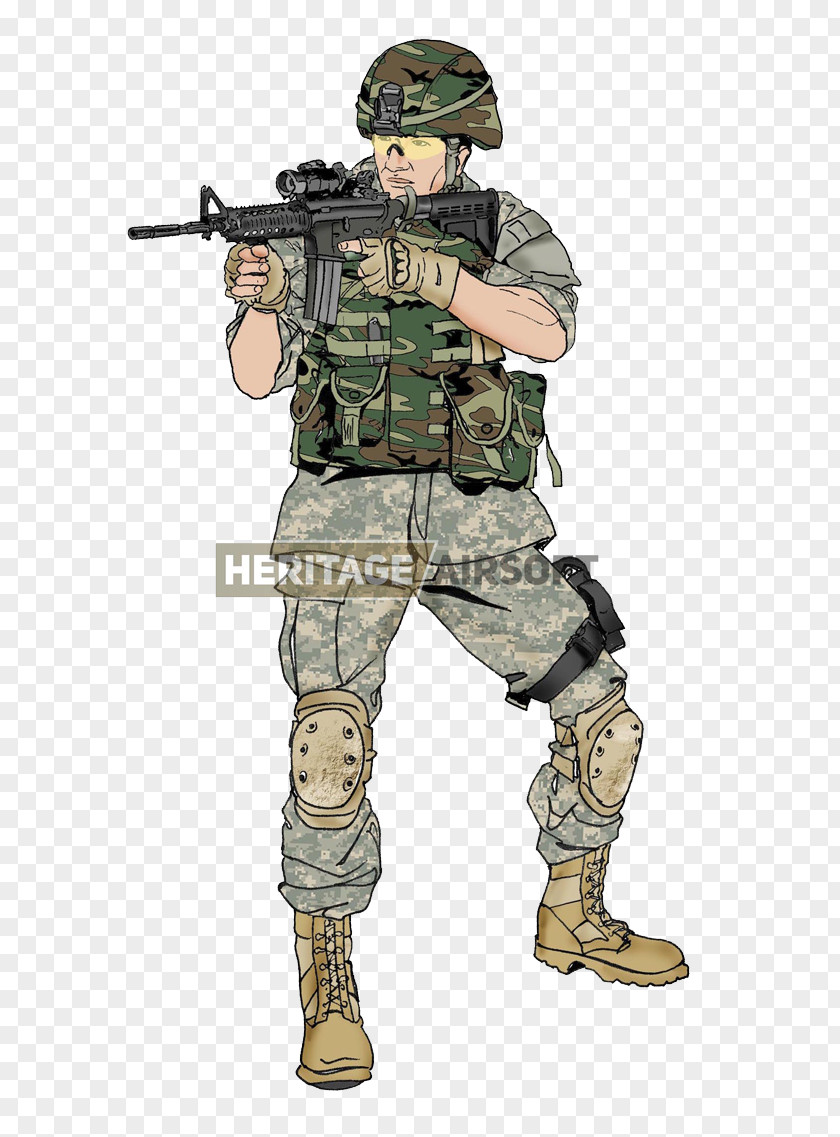 Soldier Loadout Airsoft Infantry Uniform PNG