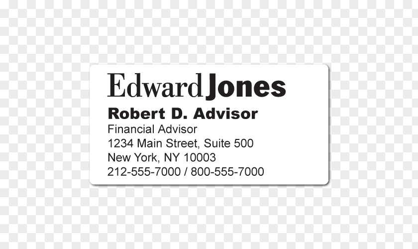 Text Label Paper Edward Jones Investments Sticker Brand PNG