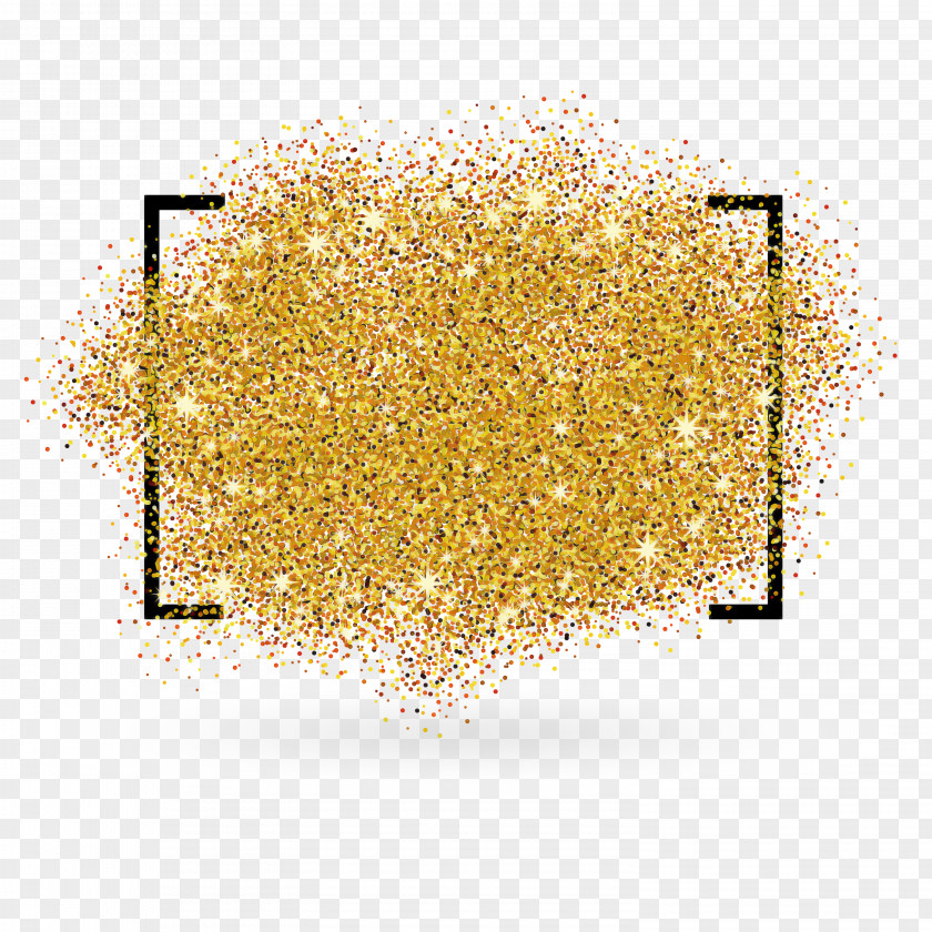 Ceiling Fixture Glitter Gold PNG