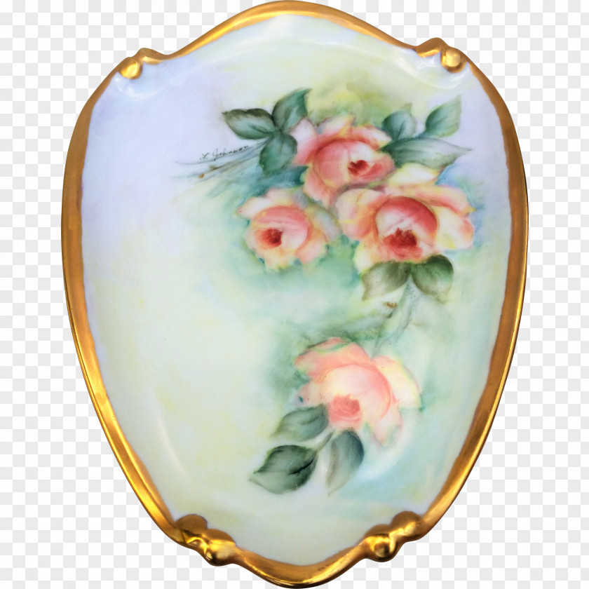 Hand-painted Floral Material Tableware Ceramic Platter Plate Vase PNG