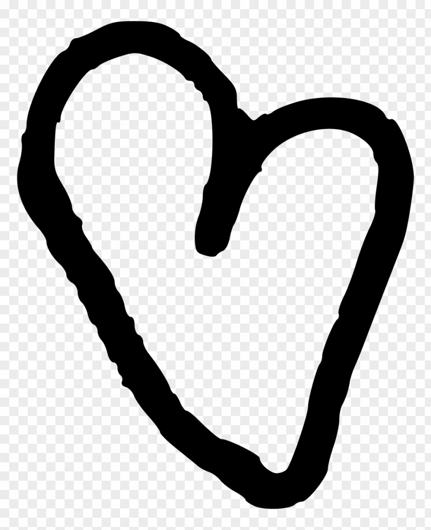 Heart Outline Clip Art PNG
