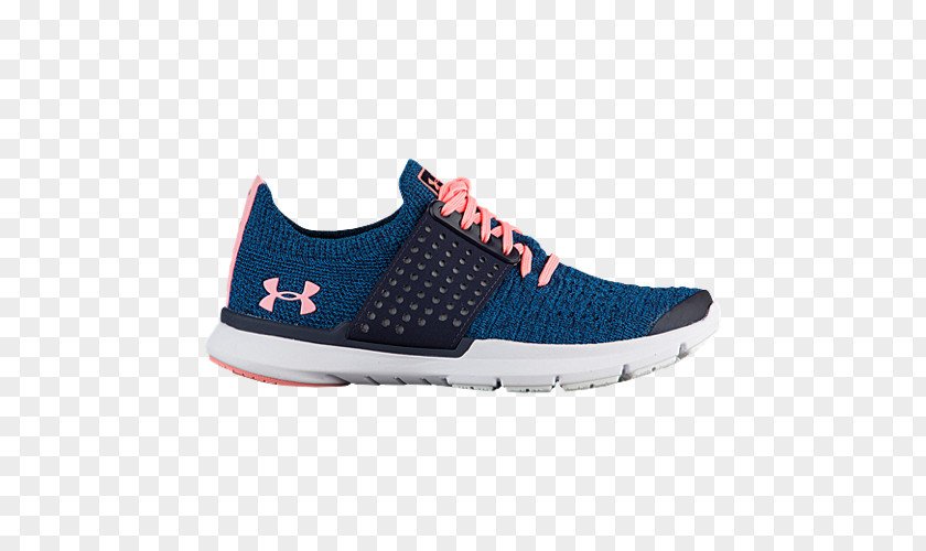 Navy Under Armour Tennis Shoes For Women Sports Skate Shoe Running PNG