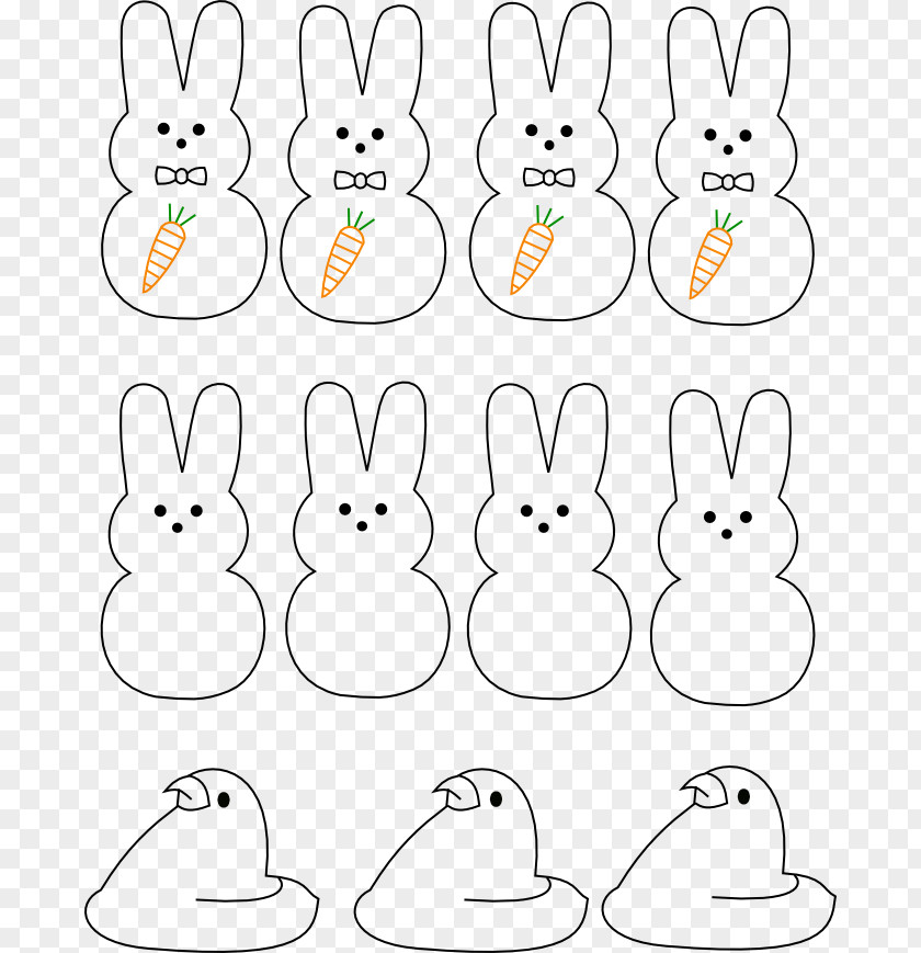 Rabbit Domestic Easter Bunny Peeps Hare PNG