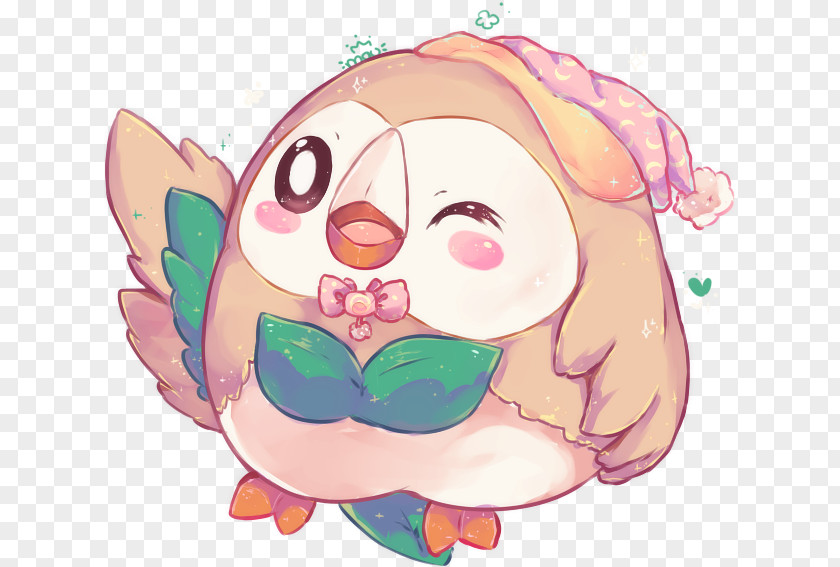 Rowlet May 10 Drawing Nose PNG