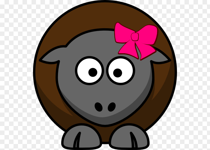 Sheep Cartoon Eye Strabismus Clip Art PNG