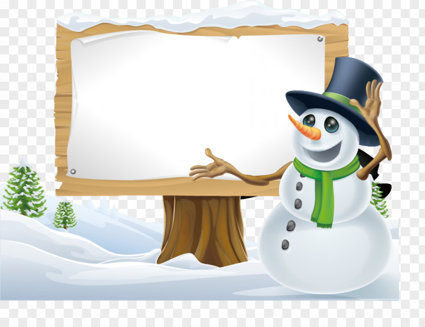 Snowman Bulletin Christmas Stock Photography Clip Art PNG