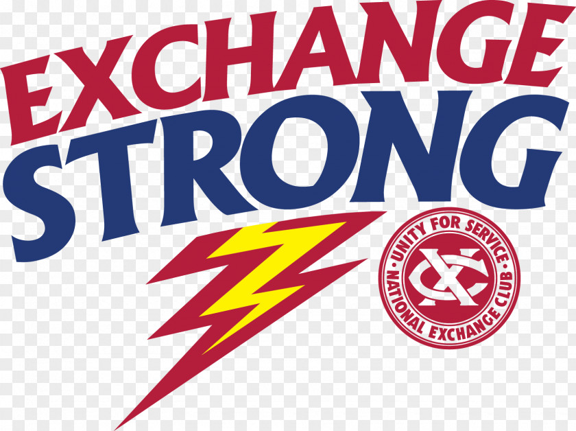 Strong Logo National Exchange Club Dearborn Brand Trademark PNG