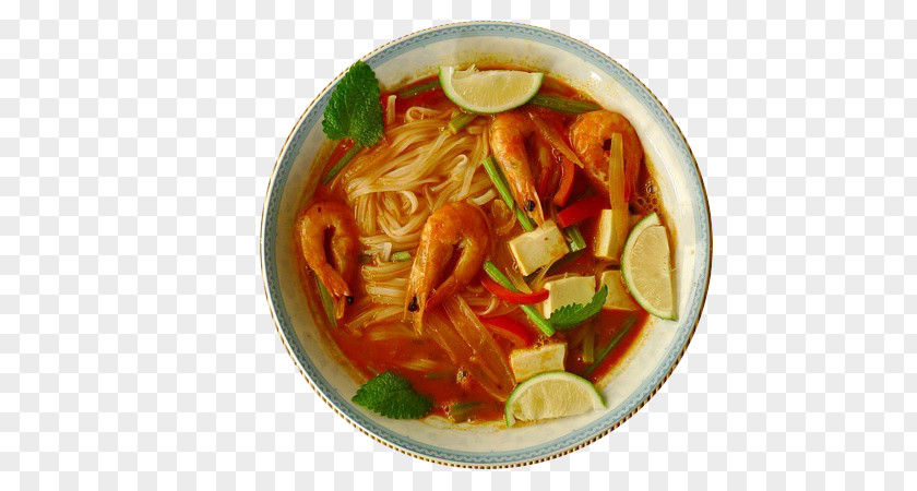 Thai Tom Yam Kung Fentang Laksa Yum Thailand Cuisine Red Curry PNG