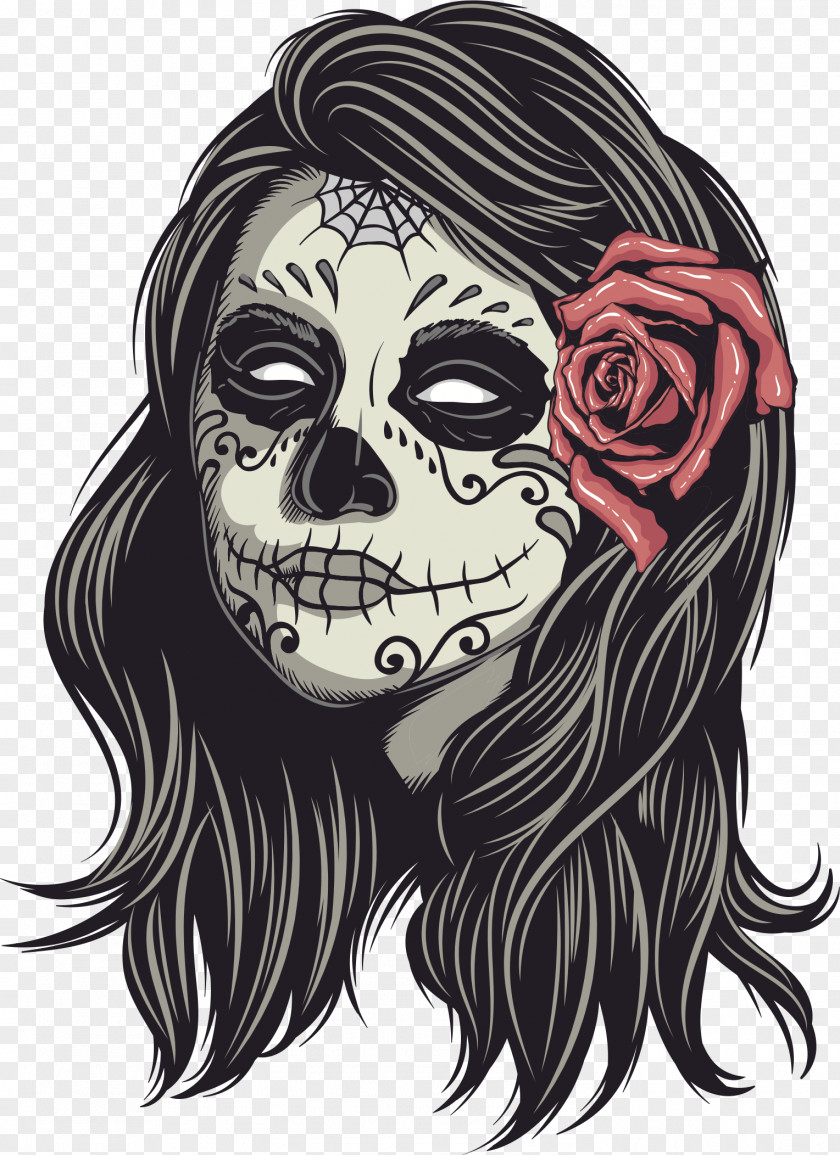 Muertos La Calavera Catrina Human Skull Symbolism PNG