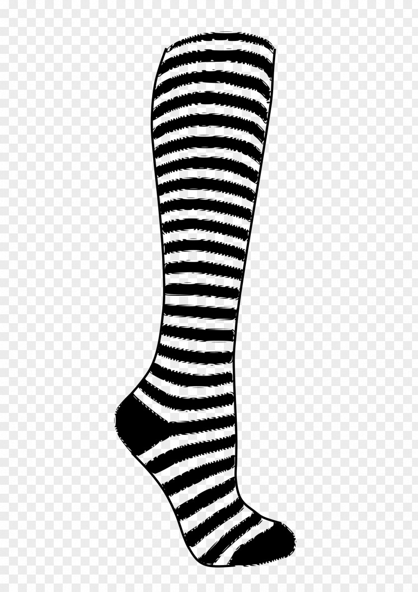 Socks Sock Knee Highs White Christmas Stockings PNG
