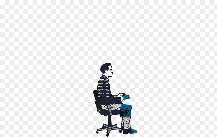 Connotation Man Sitting PNG