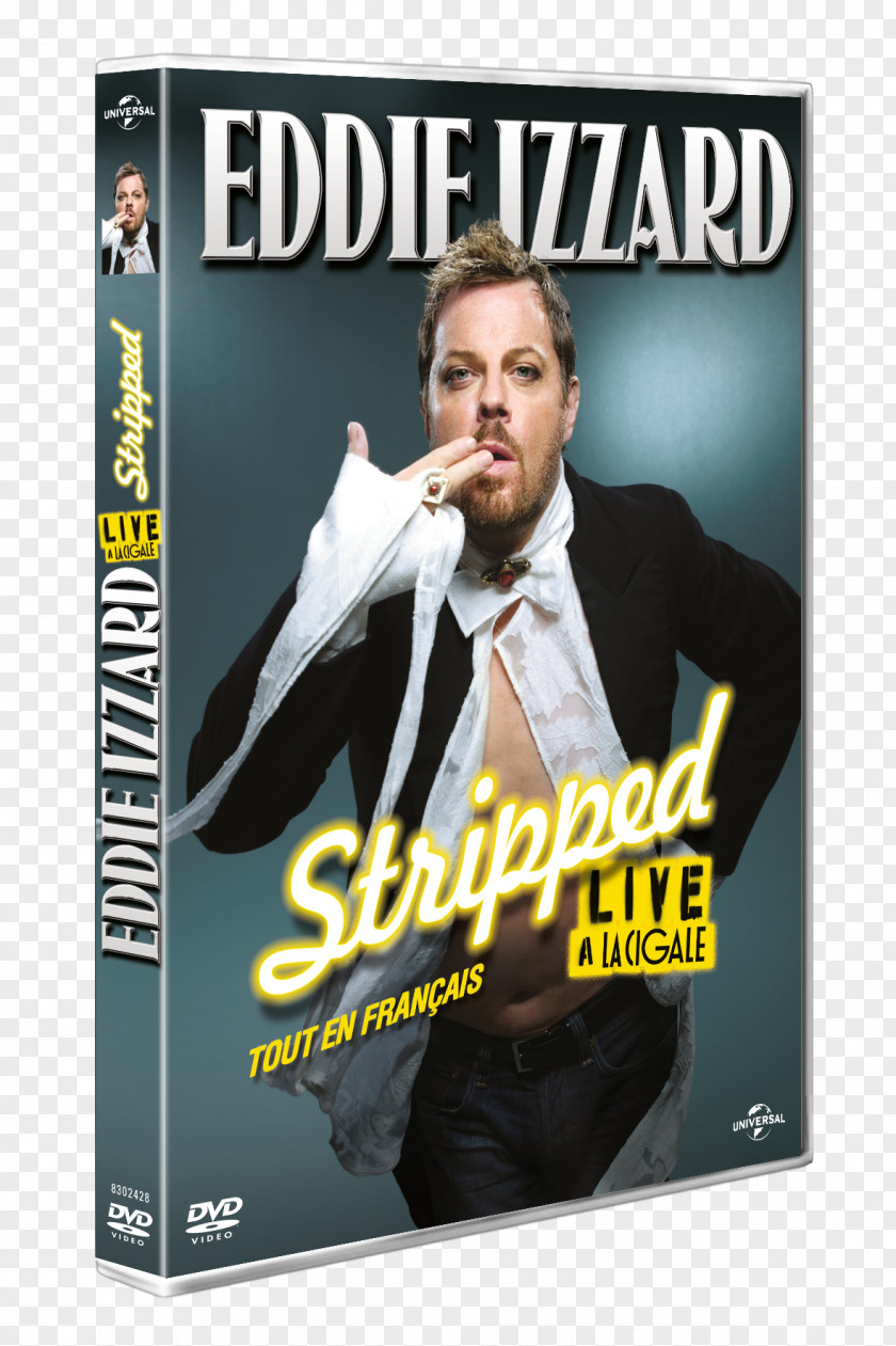 Dvd Eddie Izzard: Stripped Stand-up Comedy Comedian DVD PNG
