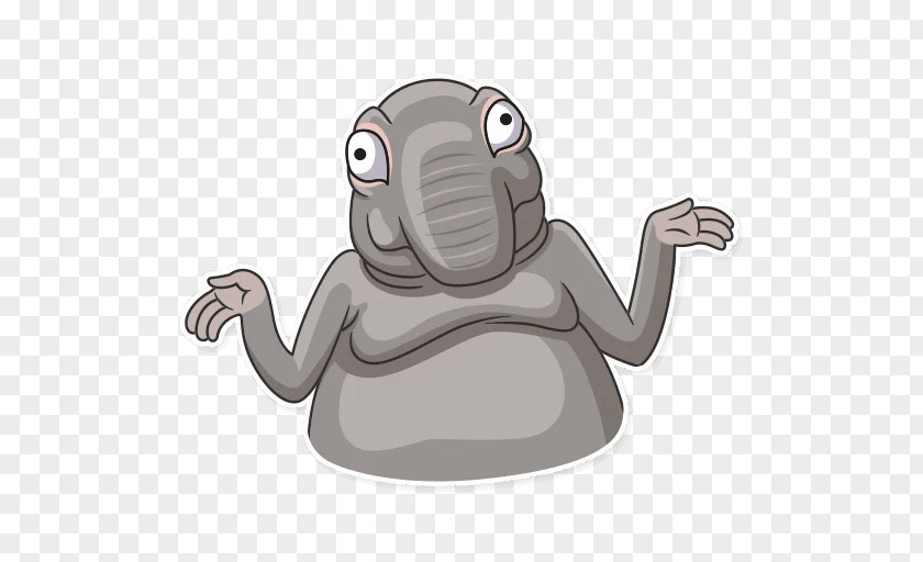 Homunculus Loxodontus Telegram Sticker VKontakte PNG