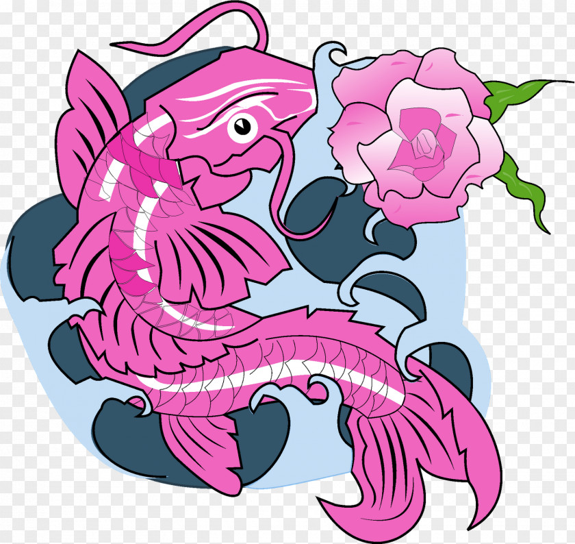 Koi Fish Desktop Wallpaper Tattoo PNG