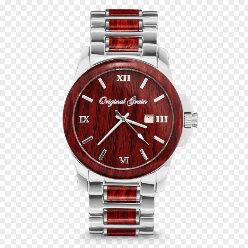 Rosewood Watch Stainless Steel PNG