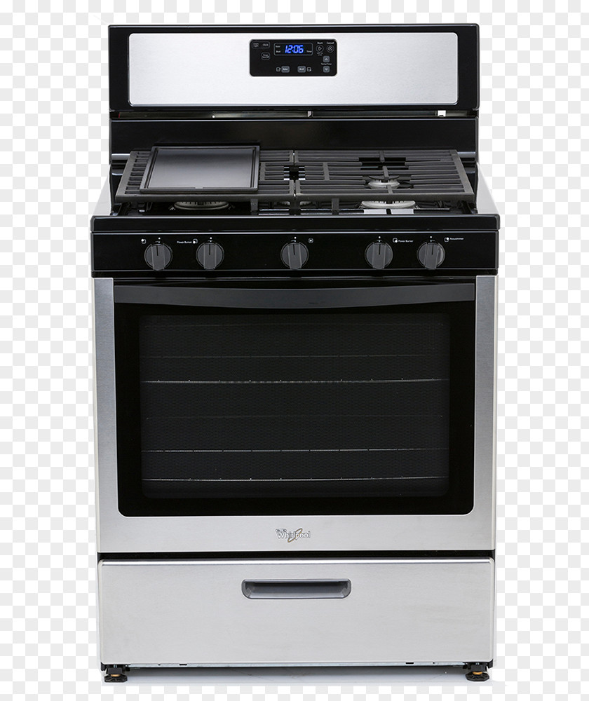 Stove Gas Cooking Ranges Whirlpool Corporation Electric Stainless Steel PNG