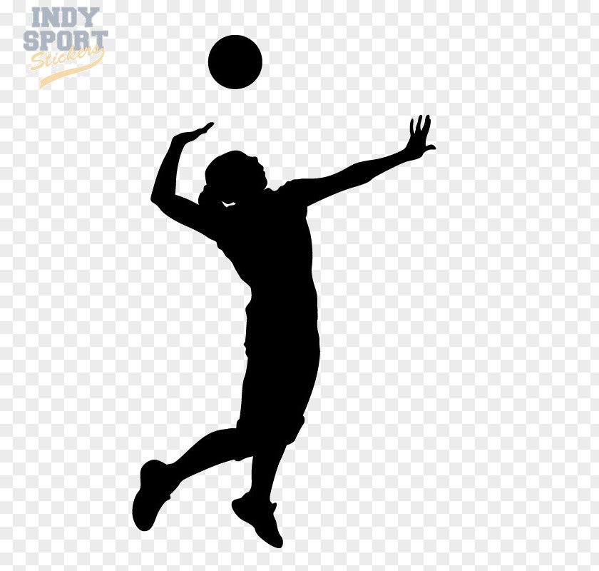 Volleyball Clip Art Player Silhouette Vector Graphics PNG