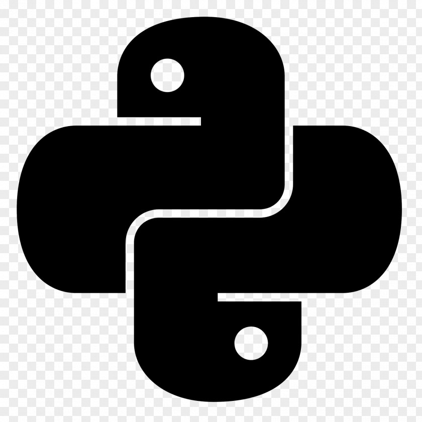 Blackandwhite Material Property Python Logo PNG