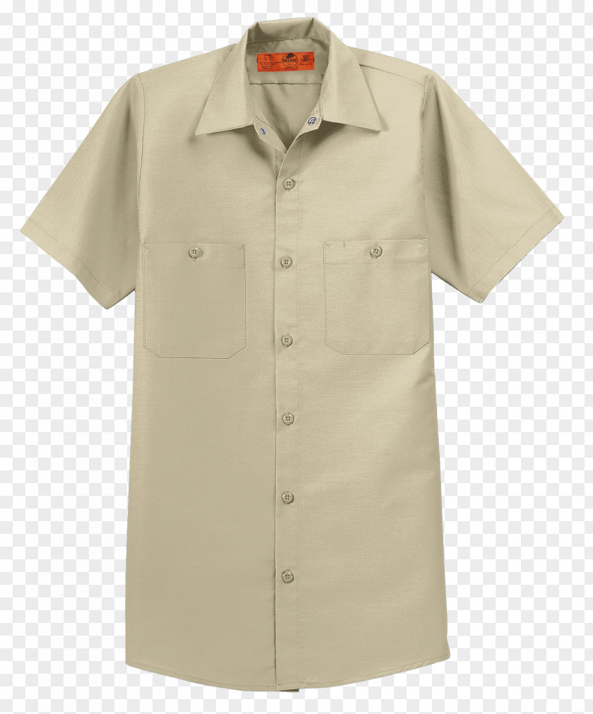 Industrial Work Uniforms For Men Red Kap Men's Shirt SP24 Sleeve Tops PNG