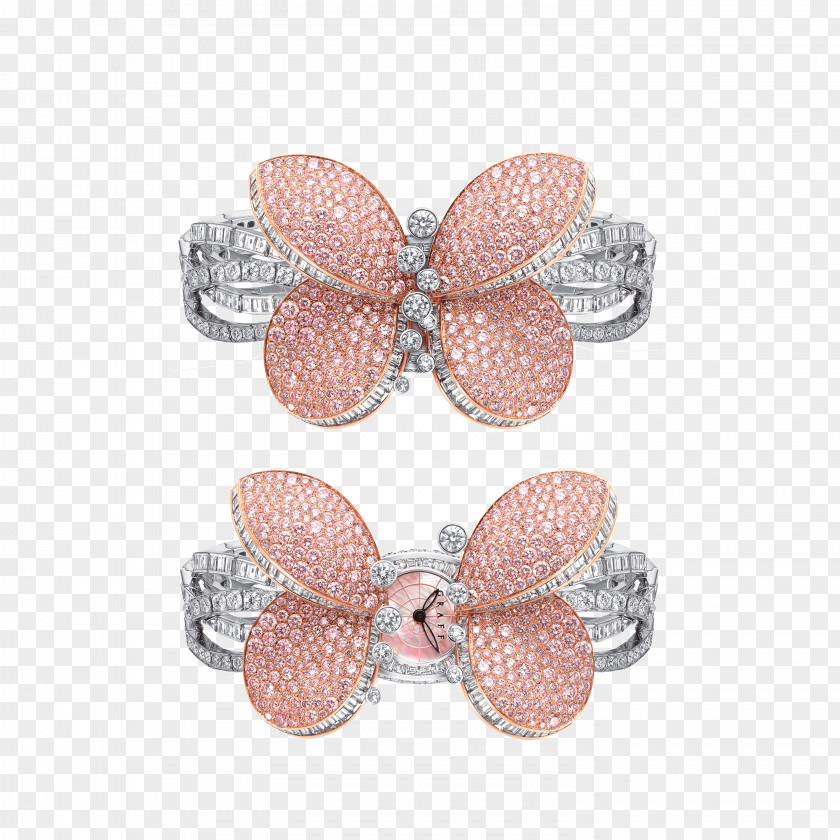 Jewellery Graff Diamonds Pink Earring PNG