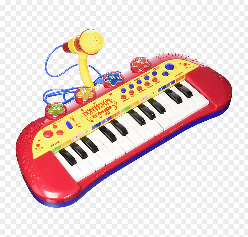 Keyboards Mic Bontempi 24-Key Electronic Keyboard Musical PNG