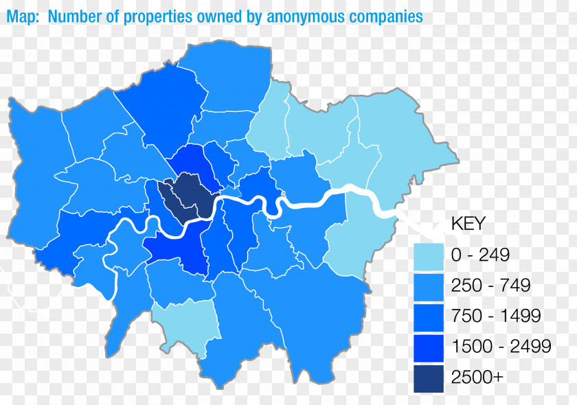 London Boroughs Mapa Polityczna Ordnance Survey PNG