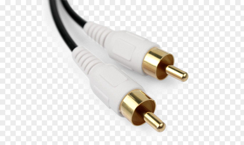 RCA Connector Coaxial Cable PNG