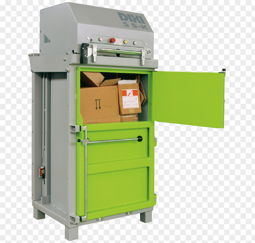 Waste Separation Machine Paper Baler Plastic Cardboard PNG