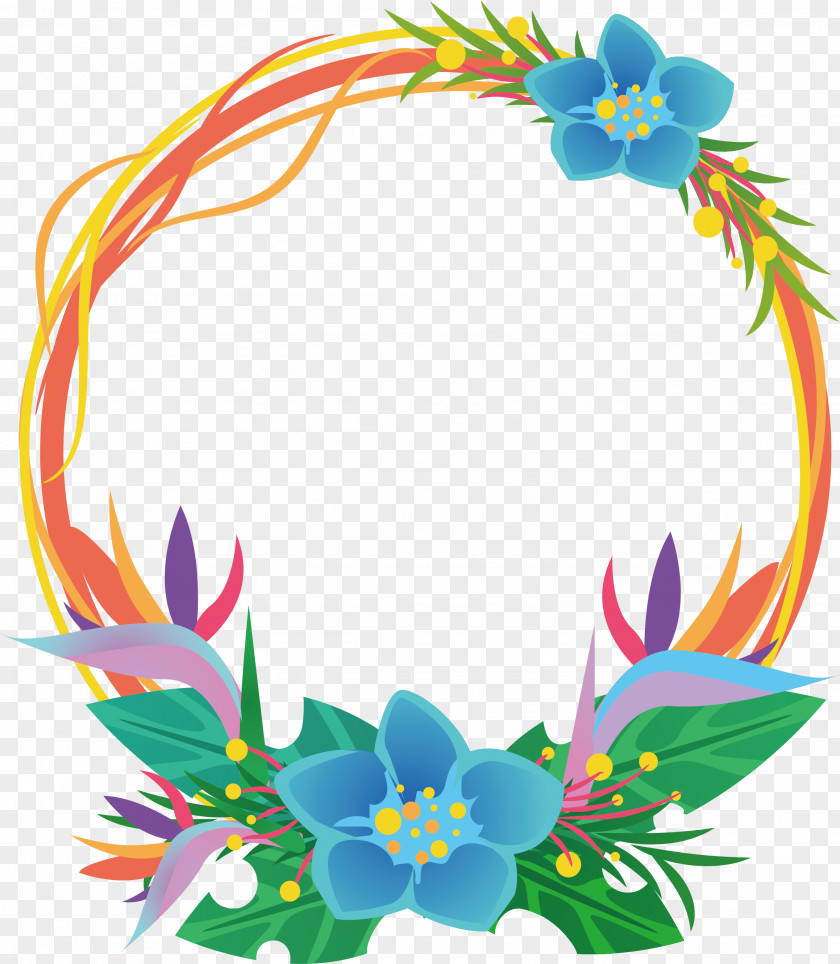 Wrapped Flower Vine Decoration Box Euclidean Vector Computer File PNG