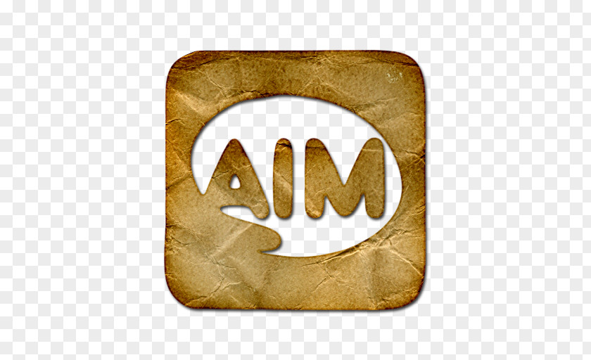 Aim Logo Paper PNG