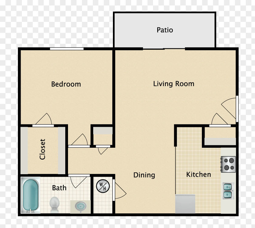 Bed Floor Plan Laurel Ridge Apartments House Renting PNG