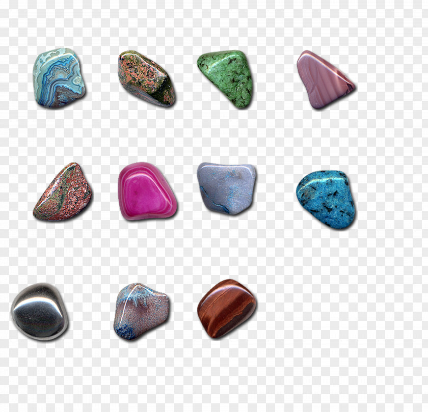 Cobblestone Colored Stones Collection Material Stone Wall Rock PNG